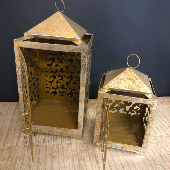 Set of 2 Garden Lanterns by Jeremie - Picture 2 of 8